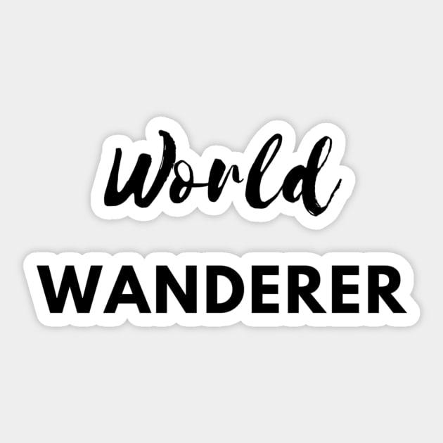 World Wanderer - Travel - Sticker