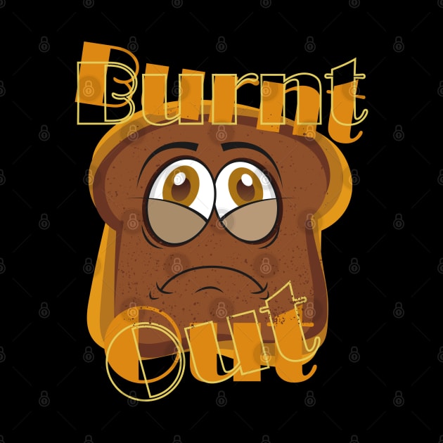 Burnt Out Toast Funny Cartoon by mutarek