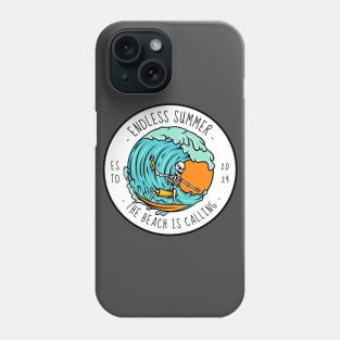 Endless Summer Surfer Surfing Phone Case