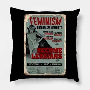 Lesbian Witchcraft Pillow