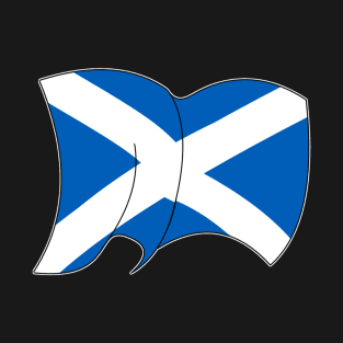 flag of Scotland - sports, flags, and culture inspired designs T-Shirt