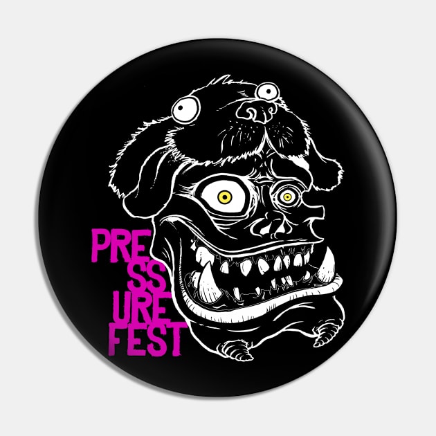 PressureFest Pink Pin by pressurelife