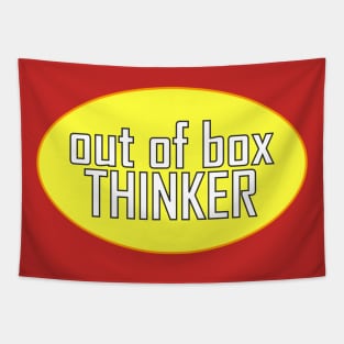 OUT OF BOX THINKER Tapestry