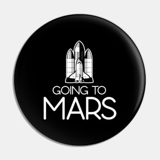 Going To Mars Pin