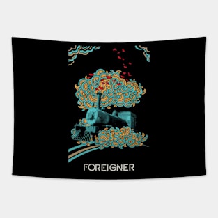 FOREIGNER MERCH VTG Tapestry