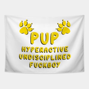 PUP - DEFINED YELLOW Tapestry