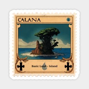 MTG - Island Stamp - Calana - Postage Stamp Series Magnet