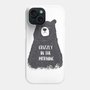 Grizzly in the morning bear Phone Case