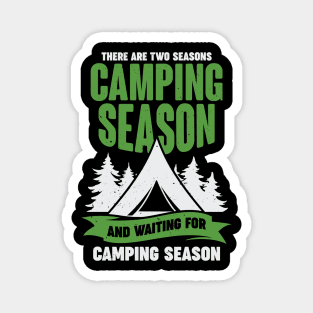 Funny Camping Season Scout Camper Gift Magnet
