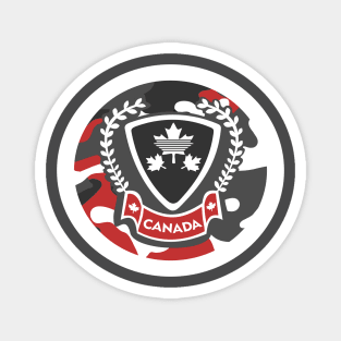 Canada - Camouflage Red Magnet