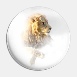 Lion Animal Wildlife Jungle Nature Safari Adventure Discovery Africa Digital Painting Pin