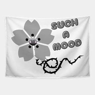 Grumpy floral cherry blossom Tapestry