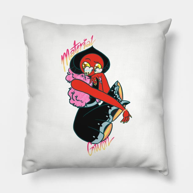 Material Gworl Pillow by Bluejayluvsall