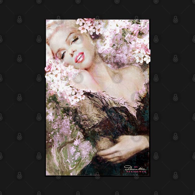 Marilyn Cherry Blossoms Pink Bright by Theo Danella