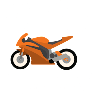 Motorbike Go fast or go home Magnet