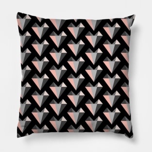 Abstract love stone heart pattern design, version two Pillow