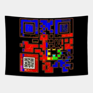 Confidence QR Code Tapestry