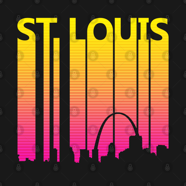 Retro 1980s St Louis City by GWENT