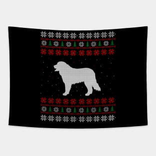 Bernese Mountain Dog Ugly Christmas Sweater Gift Tapestry