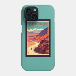 Death Valley National Park Vintage Travel  Poster Phone Case