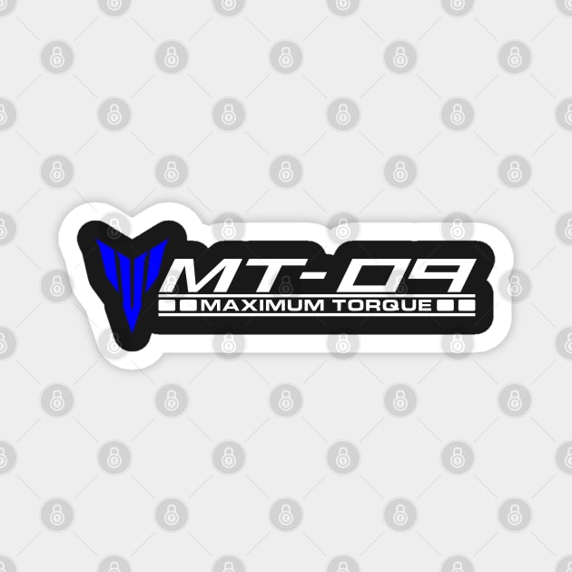 MT-09 Max White Magnet by Frazza001