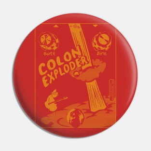 Colon Exploder - Classic Single Color Pin