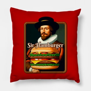 Sir Hamburger Pillow