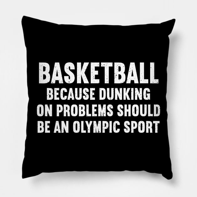 Basketball Pillow by trendynoize