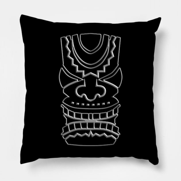 TIKI 13 Pillow by GardenOfNightmares