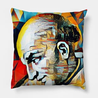 Bartolomé de las Casas Abstract Portrait | Bartolomé de las Casas Artwork 2 Pillow