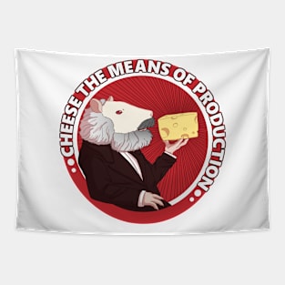 Cheese the Means of Production Tapestry