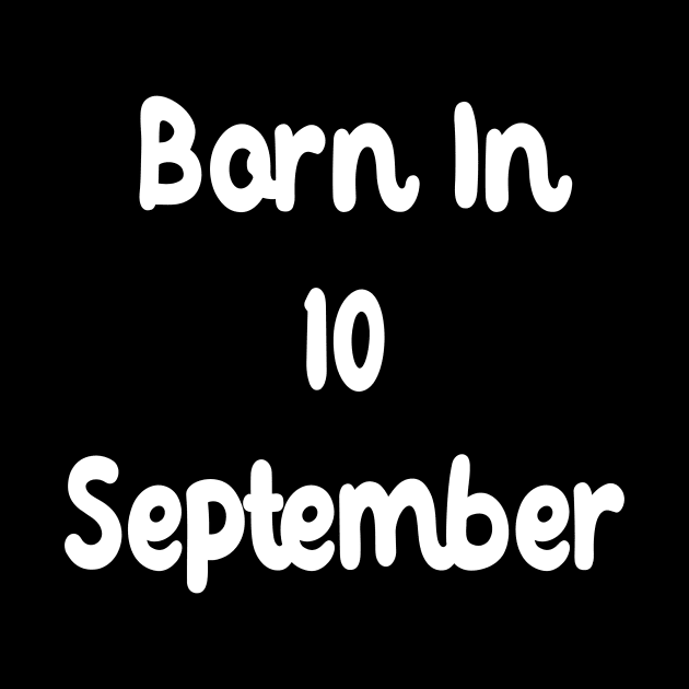 Born In 10 September by Fandie