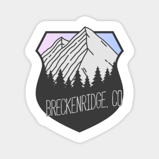 Breckenridge, Colorado Mountain Crest Sunset Magnet