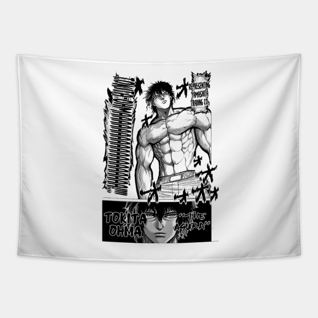 Kengan Ashura - Tokita Ohma "The Asura" Tapestry by BadassManga