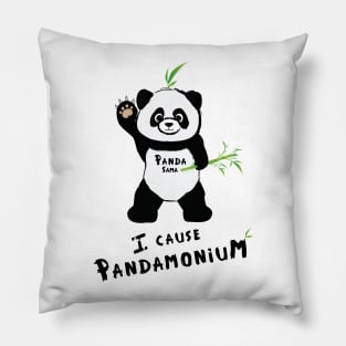Pandamonium Pillow