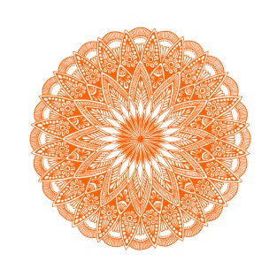 Mandala (red-orange) T-Shirt