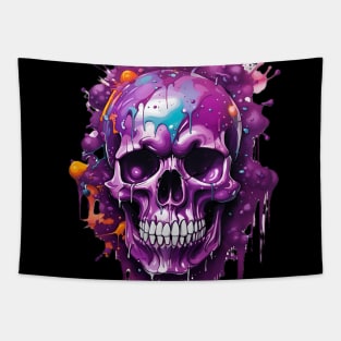 Purple Skull Tapestry