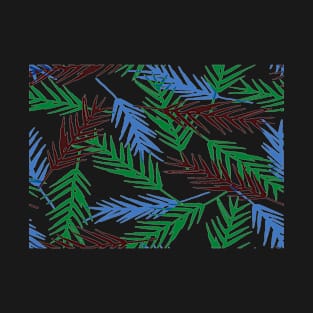 Pattern leaves colorful T-Shirt