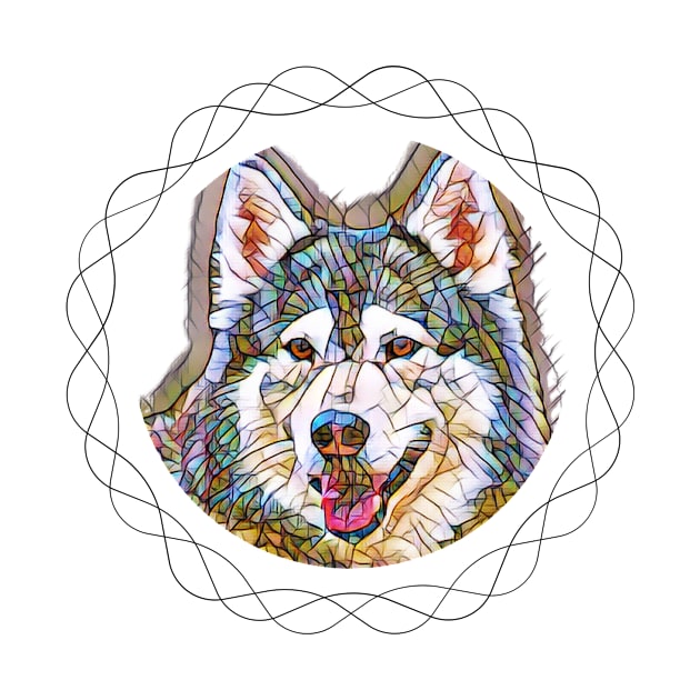 Alaskan Malamute by Silver Lining Gift Co.