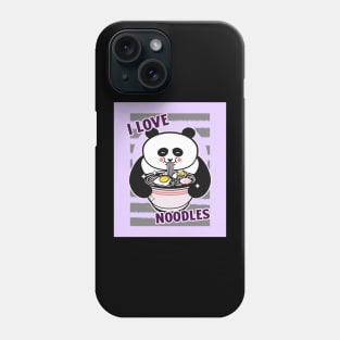 Cute Panda Ramen Phone Case