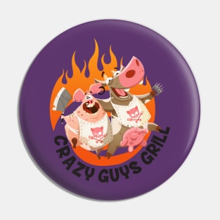 Crazy Guys Grill Pin