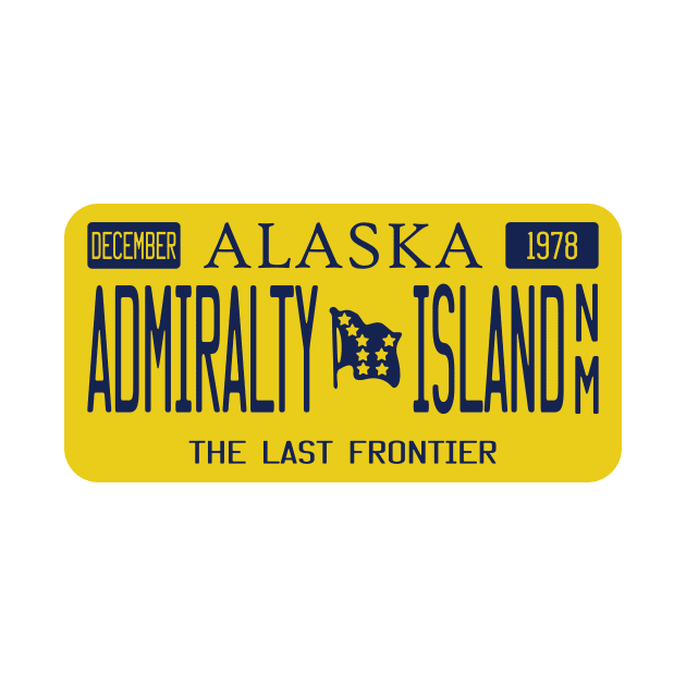 Admiralty Island National Monument license plate by nylebuss