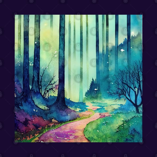 Enchanted forest path by etherElric