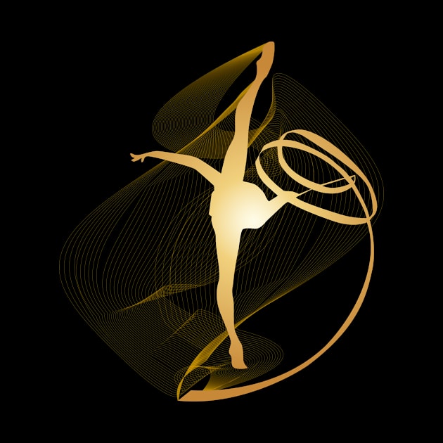 Rhythmic Gymnast by Elenia Design