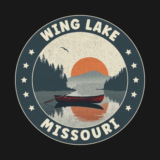 Wing Lake Missouri Sunset by turtlestart