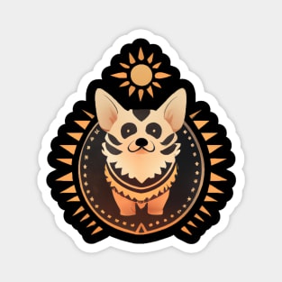 Corgi Sun God Magnet