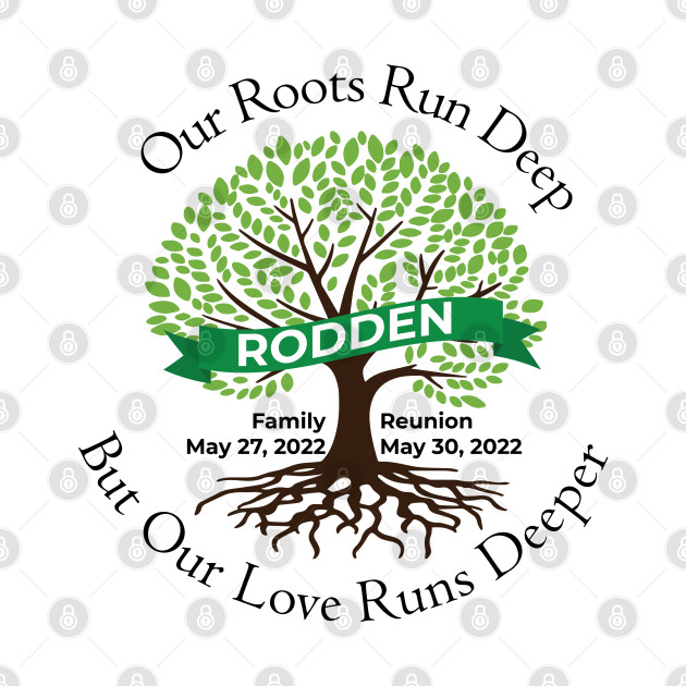 Rodden Family Reunion 2022 Big Logo by URLifeByDesign