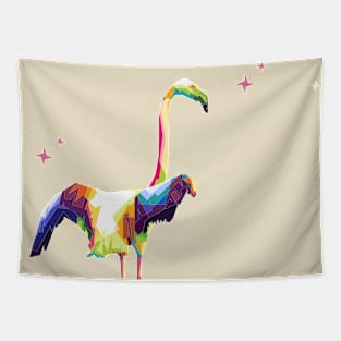 goose bird wpap pop art Tapestry