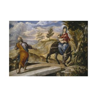 The Flight into Egypt by El Greco T-Shirt