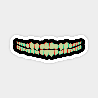 Smile Fangs 3D Magnet